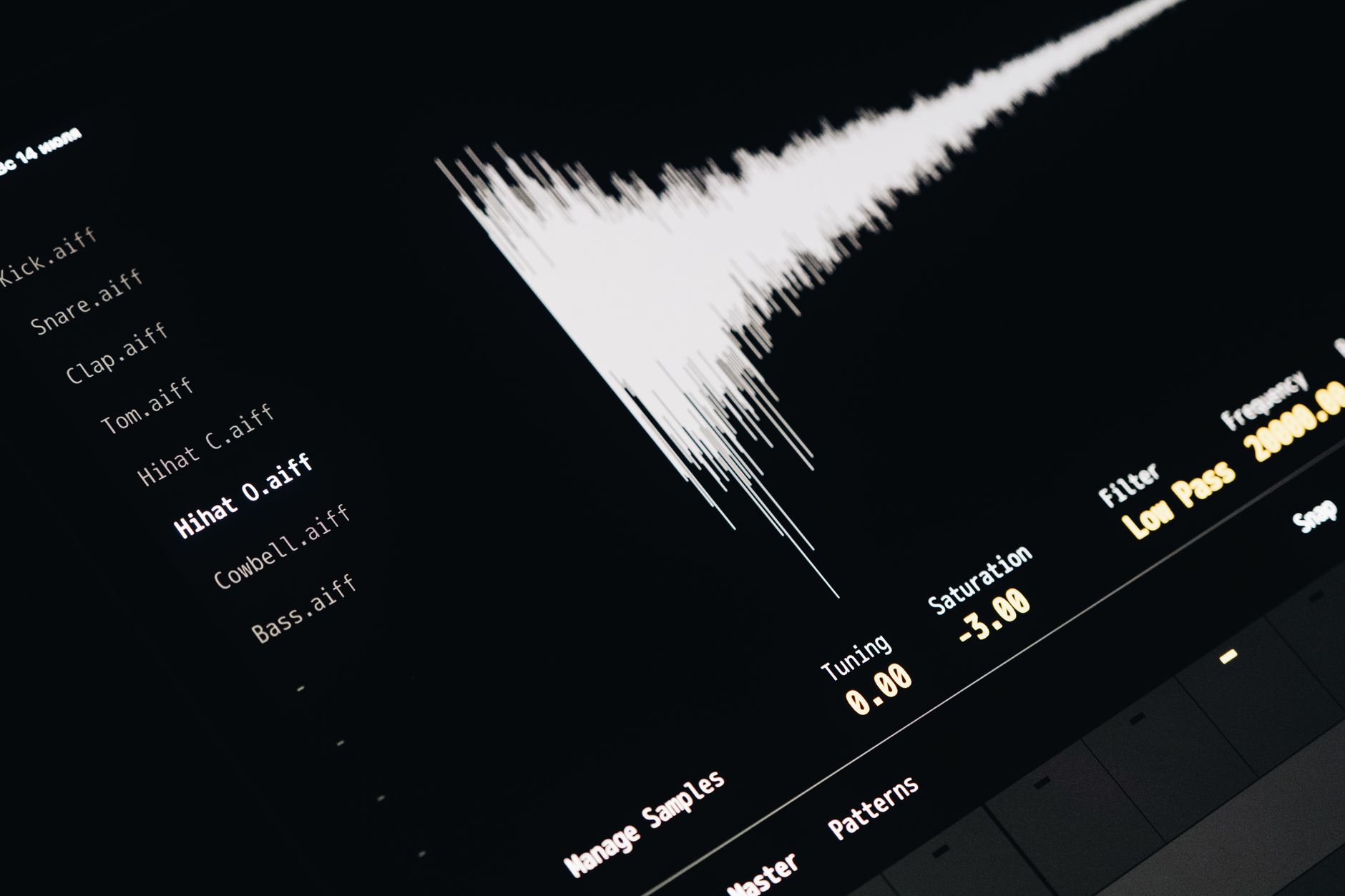 DAW audio preferences buffer size setting
