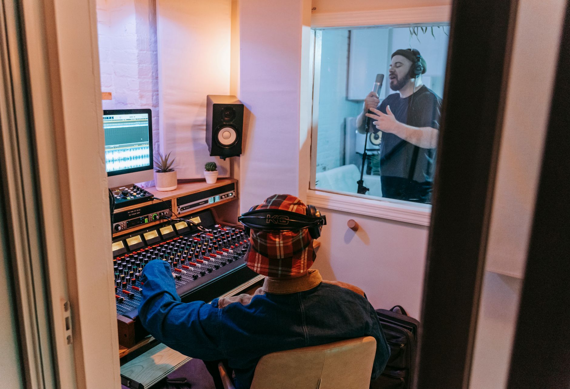mass loaded vinyl wall installation recording room